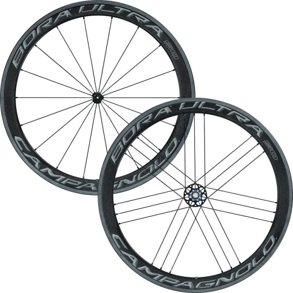 Campagnolo Bora Ultra 50 Dark Label Clincher Road Wheelset 11 Speed - Pair