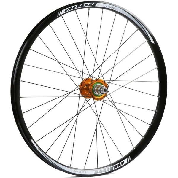Hope Tech DH - Pro 4 27.5" Rear Wheel - Orange - 32H