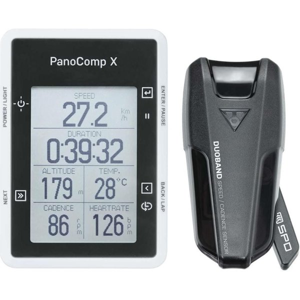 Topeak Panocomp X With Speed & Cadence Sensor